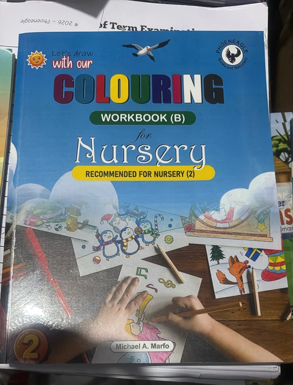 Colouring Workbook (B) for Nursery — Phoeneagle Books