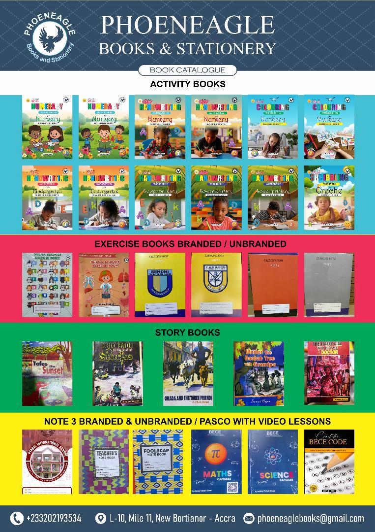 Phoeneagle Books & Stationery — full book catalogue